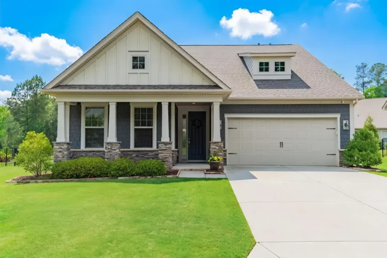 Craftsman house with a front porch